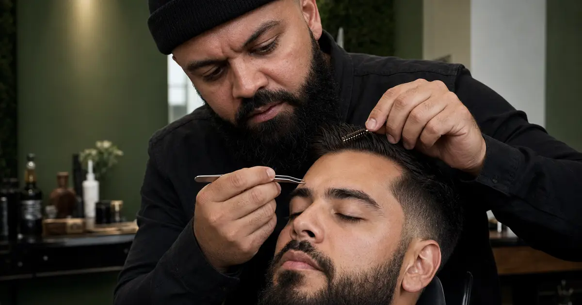 Sobrancelha masculina: alinhamento com aparência natural